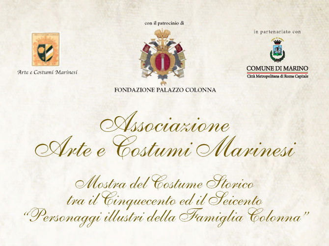 Mostra del Costume Storico, da aprile a giugno 2024