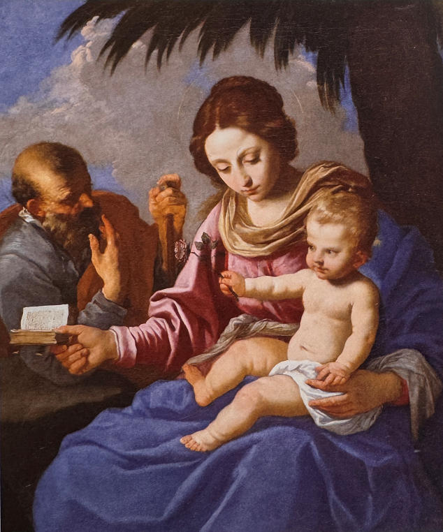 Simone Cantarini: "Sacra Famiglia"