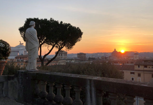 Tramonto a Palazzo Colonna